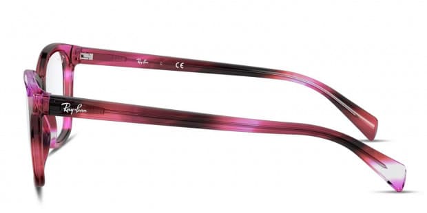 Ray-Ban RX5362 Purple/Tortoise/Clear Prescription Eyeglasses