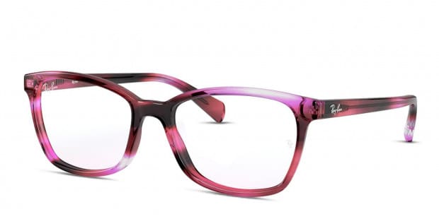 Ray-Ban RX5362 Purple/Tortoise/Clear Prescription Eyeglasses