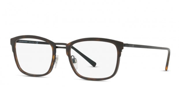 Burberry BE1319 Brown/Tortoise/Black Eyeglasses | Includes FREE Rx