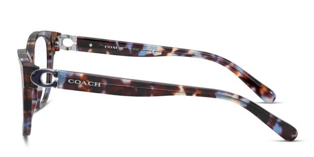 Coach HC6153 Tortoise/Blue Eyeglasses | Includes FREE Rx Lenses display picture 1