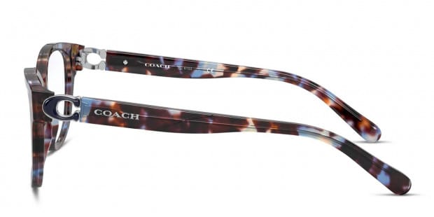Coach blue tortoise shell glasses hotsell