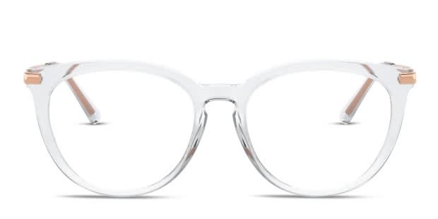 Michael Kors MK4074 Quintana Clear/Rose Gold Eyeglasses  display picture 1