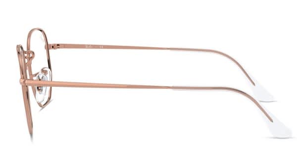 Ray-Ban 6448 Rose Gold Eyeglasses | Includes FREE Rx Lenses