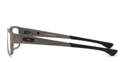 Oakley OX8046 Airdrop Gray/Silver glasses - Gray / Silver - Side View