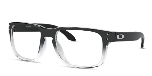 Oakley OX8156 Holbrook RX Shiny Black/Clear Prescription Eyeglasses