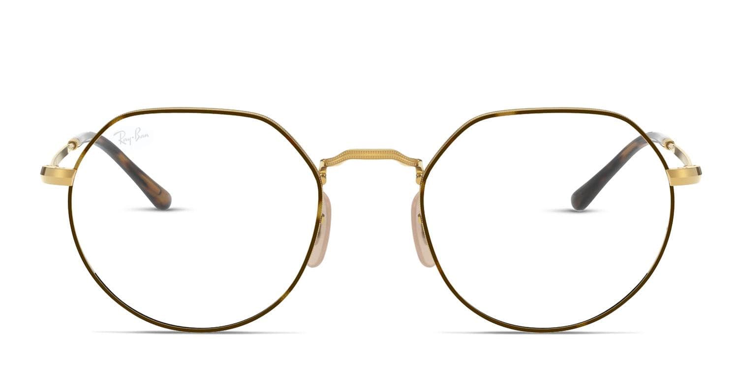 Ray-Ban RX6465 Jack Tortoise/Gold Eyeglasses | Includes FREE Rx Lenses