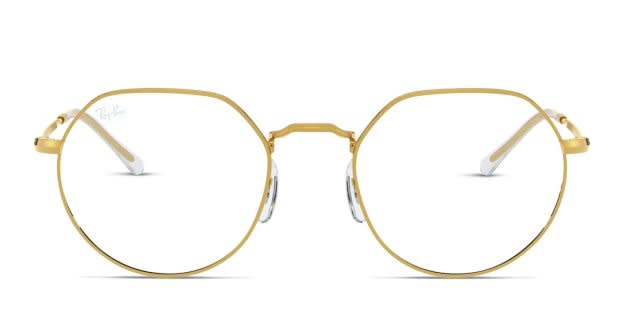 レイバン メガネ フレーム RB6465F JACK サングラス ゴールド Ray-Ban RX6465 Jack Gold Eyeglasses | Includes FREE Rx Lenses