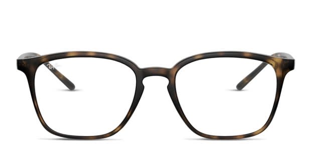 レイレイ Ray-Ban RX7185 Brown/Tortoise Eyeglasses | Includes FREE Rx Lenses