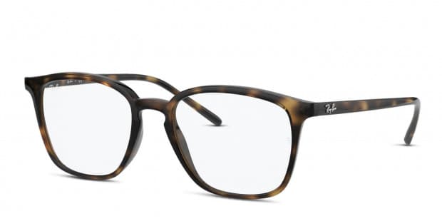 Ray-Ban RX7185 Brown/Tortoise Eyeglasses | Includes FREE Rx Lenses