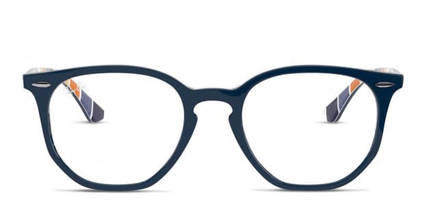 Ray Ban RX7151 Blue Clear Prescription Eyeglasses