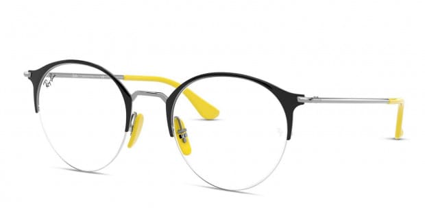 Ray-Ban RX3578VM Scuderia Ferrari Black/Silver/Yellow Prescription