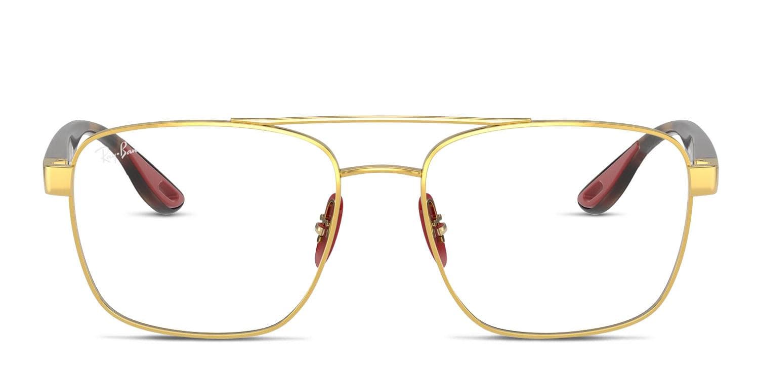 Ray-Ban RX6467M Scuderia Ferrari Gold/Tortoise/Red Prescription