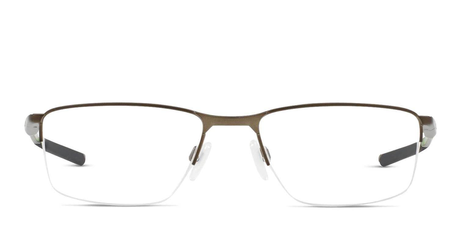Oakley Socket 5.5 Gunmetal/Green Eyeglasses | Includes FREE Rx Lenses