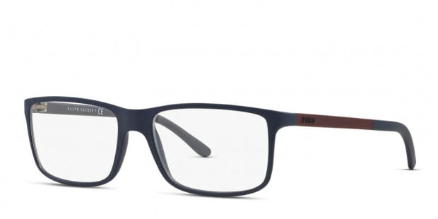 Polo Ralph Lauren PH2126 Blue Red Eyeglasses Includes FREE Rx Lenses