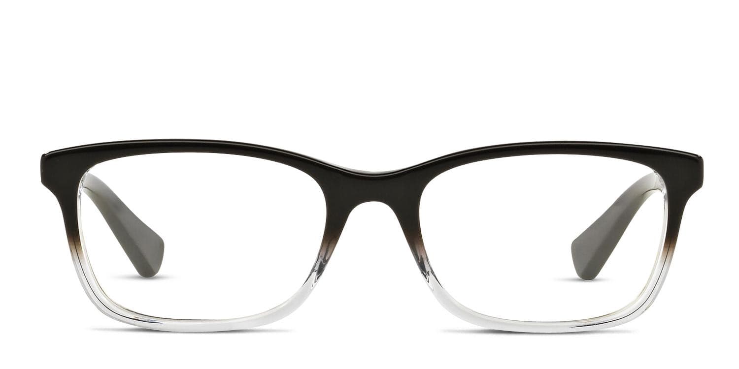 Ralph Lauren RA7069 Black/Clear glasses - Black / Clear - Frontal View