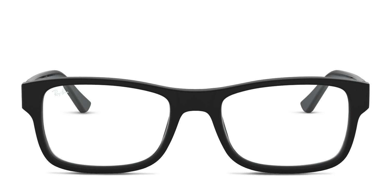 Ray-Ban RX5268 Matte Black glasses - Matte Black - Frontal View