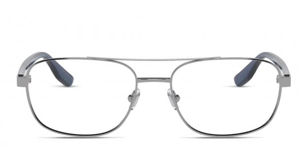 Chaps CP2089 Silver Blue Prescription Eyeglasses