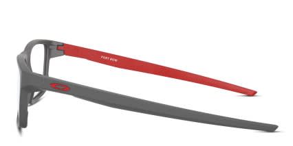 Oakley OX8164 Port Bow Gray, Red glasses - Gray / Red - Side View