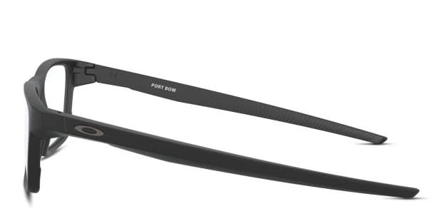 Oakley OX8164 Port Bow Black Eyeglasses | Includes FREE Rx Lenses
