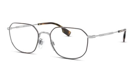 Burberry BE1335 Tortoise/Silver glasses - Tortoise / Silver - Angle View