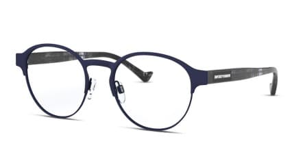 Emporio Armani EA1097 Blue/Gray glasses - Blue / Gray - Angle View