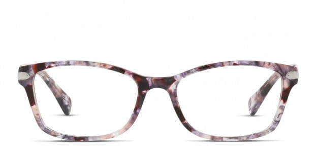 Coach HC6065 Purple Tortoise Eyeglasses Includes FREE Rx Lenses