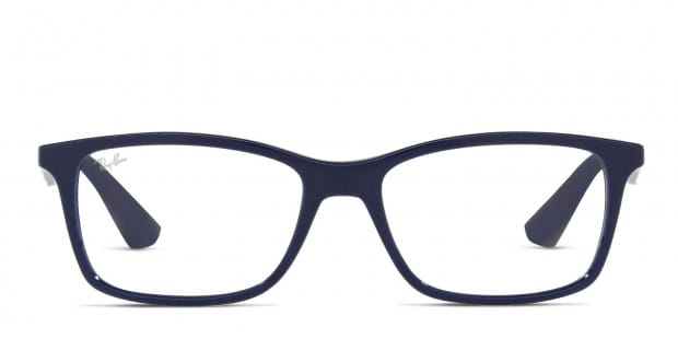 Ray Ban 7047 Blue Silver Eyeglasses Includes FREE Rx Lenses