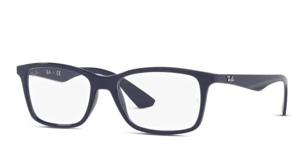 Ray-Ban 7047 Blue/Silver Eyeglasses | Includes FREE Rx Lenses