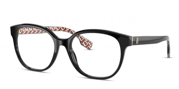 Mページ♡⃜ Amazon.com: BURBERRY Eyeglasses BE 2340 3798 Bolton Black