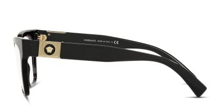 Versace VE3294 Shiny Black glasses - Shiny Black - Side View