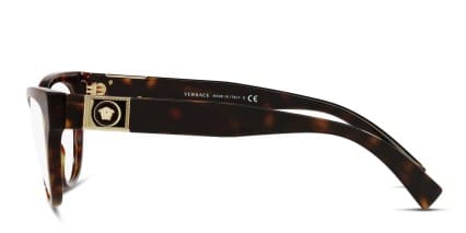 Versace VE3296 Tortoise glasses - Brown / Tortoise - Side View