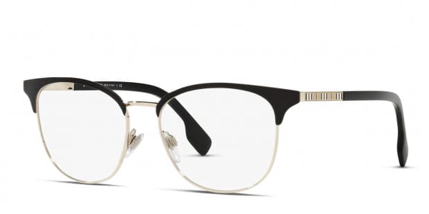 Burberry BE1355 Sophia Black/Gold Prescription Eyeglasses