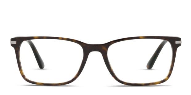 Prada PR 14WV Brown/Tortoise Prescription Eyeglasses