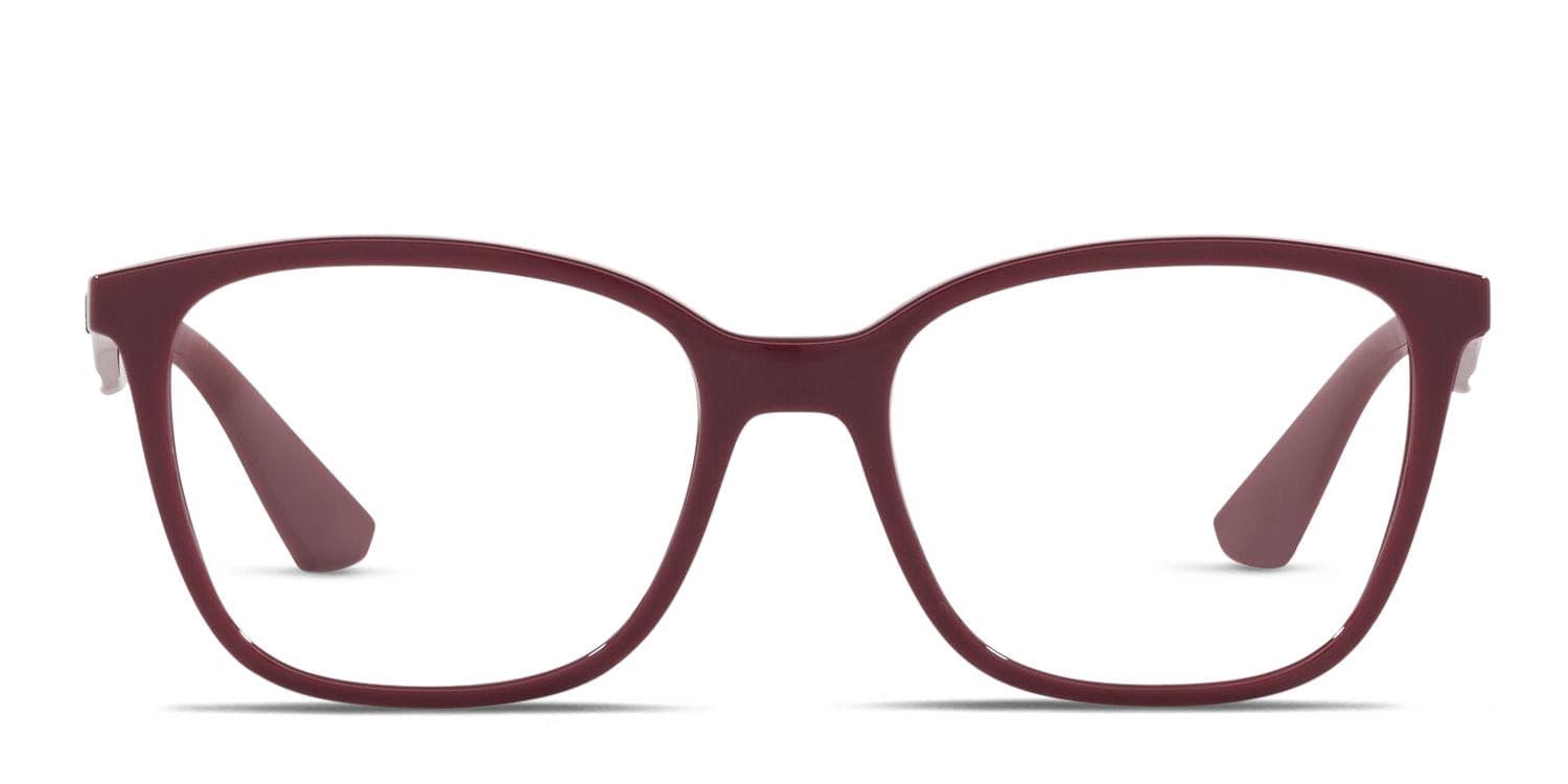 Ray-Ban RX7066 Red glasses - Red - Frontal View