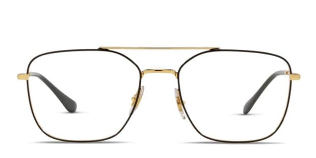 Ray-Ban RX6450 Black/Gold Prescription Glasses