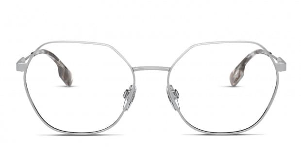 Burberry BE1350 Erin Silver Eyeglasses | Includes FREE Rx Lenses
