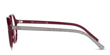 Ray-Ban RX5395 Thalia Gray/Red glasses - Gray / Red - Side View