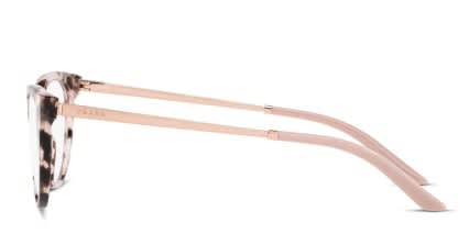 Prada PR 17WV Tortoise, Beige, Gold glasses - Tortoise / Beige / Gold - Side View