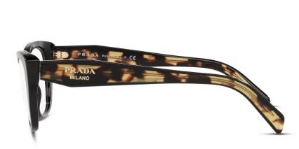 Prada PR 19WV Black/Tortoise glasses - Black / Tortoise - Side View