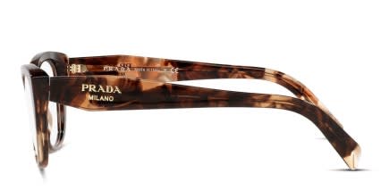 Prada PR 19WV Tortoise/Beige glasses - Tortoise / Beige - Side View
