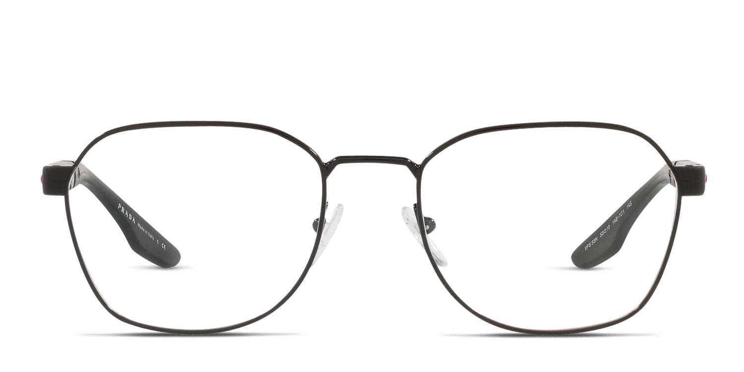 Prada Linea Rossa PS 53NV Black glasses - Black - Frontal View