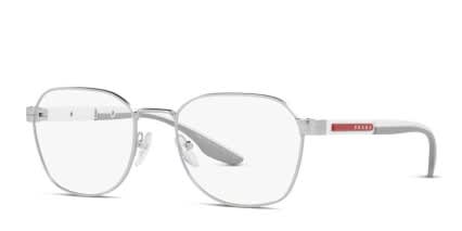 Prada Linea Rossa PS 53NV Silver/White glasses - Silver / White - Angle View