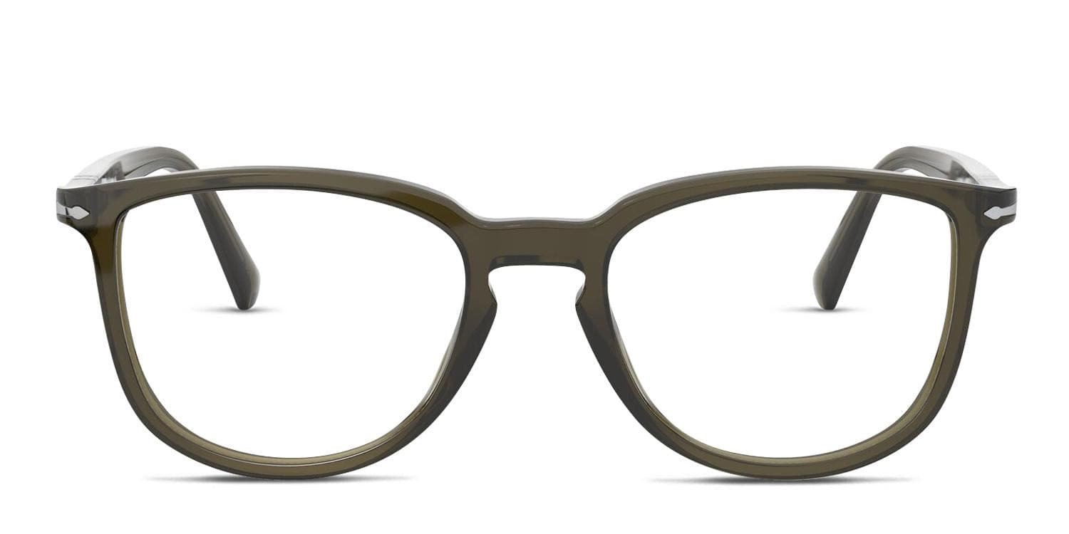 Persol PO3240V Gray, Clear glasses - Gray / Clear - Frontal View