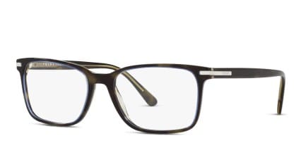 Prada PR 14WV Brown/Tortoise/Blue glasses - Brown / Tortoise / Blue - Angle View