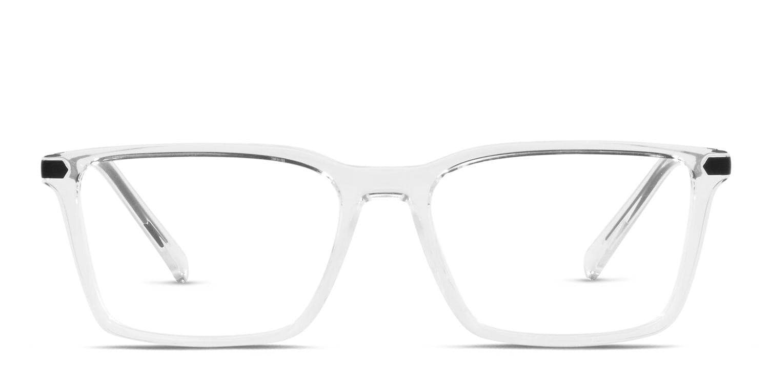 Armani Exchange AX3077 Clear/Black Eyeglasses | Includes FREE Rx
