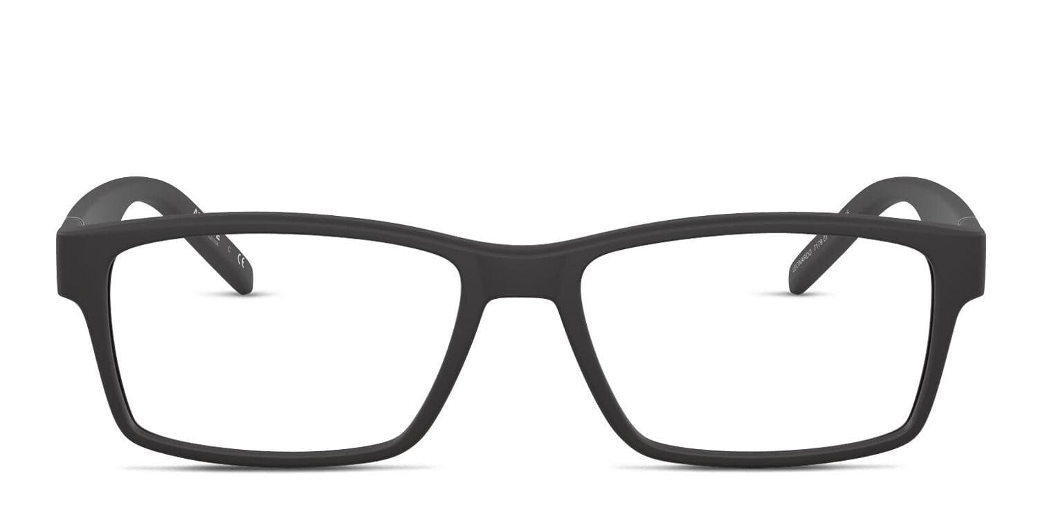 Arnette AN7179 Leonardo Black Eyeglasses | Includes FREE Rx Lenses