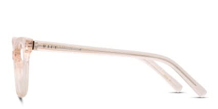 Diff Carina Beige, Clear glasses - Beige / Clear - Side View