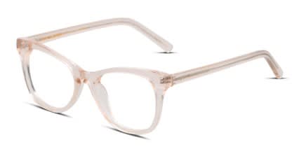 Diff Carina Beige, Clear glasses - Beige / Clear - Angle View
