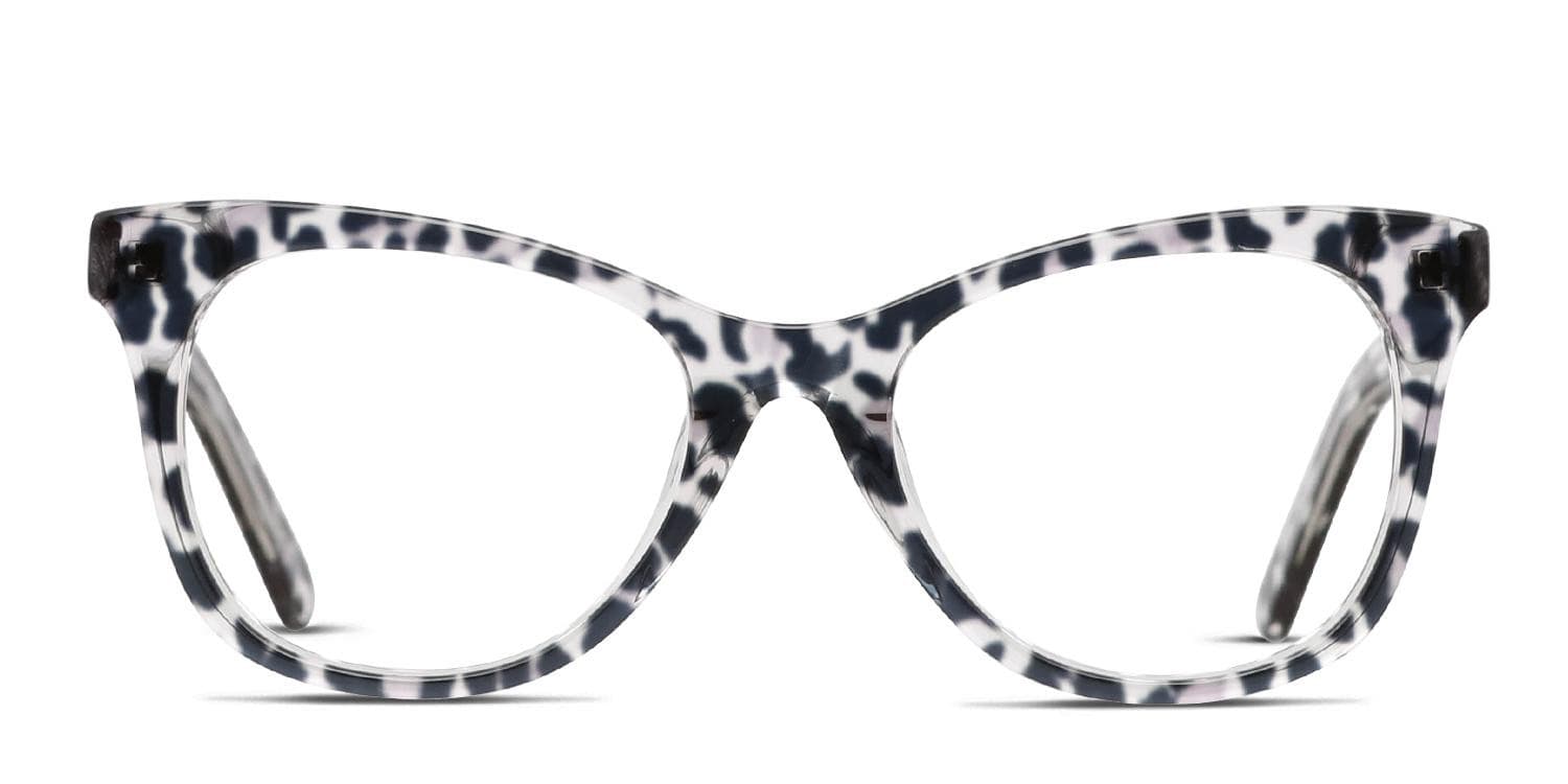 Diff Carina Tortoise, Black, Clear glasses - Tortoise / Black / Clear - Frontal View
