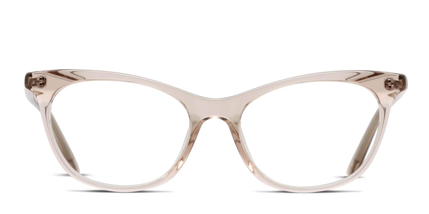 Diff Jade Beige, Clear glasses - Beige / Clear - Frontal View